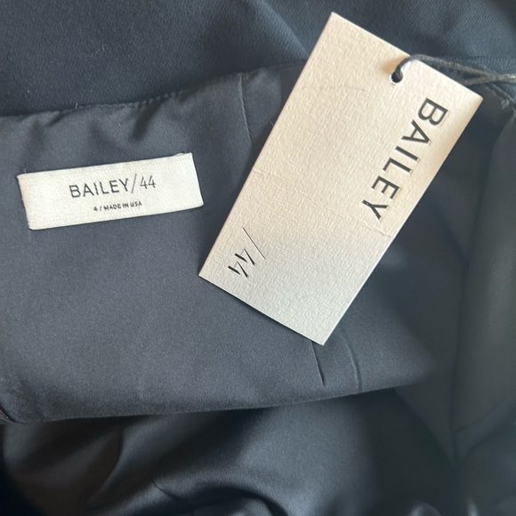 Nwt Bailey 44 Lavinia Skirt Asymmetrical Hem Wrap Front Twilight Size 4 - Picture 5 of 6